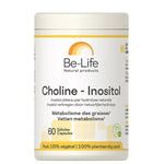 Une boite de complément Cholin - Inositol de 60 gélules de la marque Be-Life.