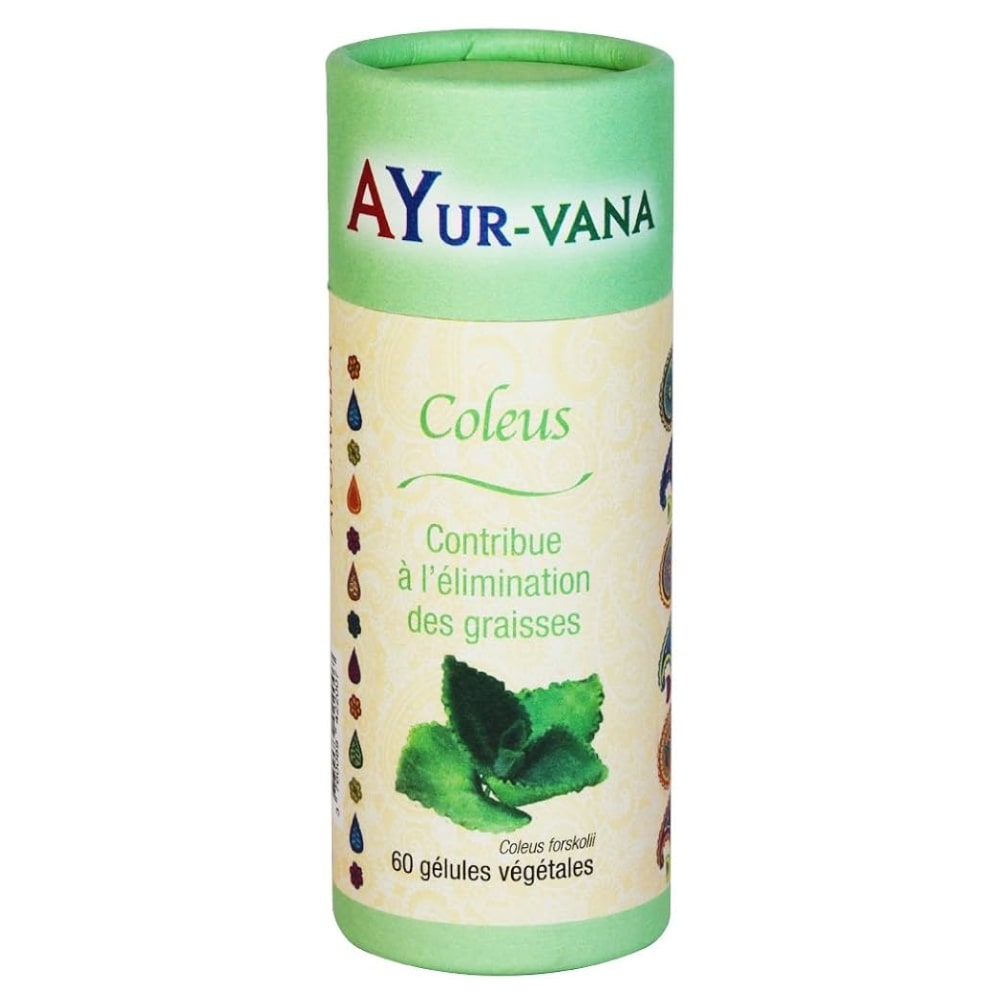 Une boite de Coleus de 60 Gélules d'Ayur-Vana