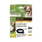 Boîte en carton pour un collier antiparasitaire pour grand chien de 15 à 30kg de la marque anibiolys