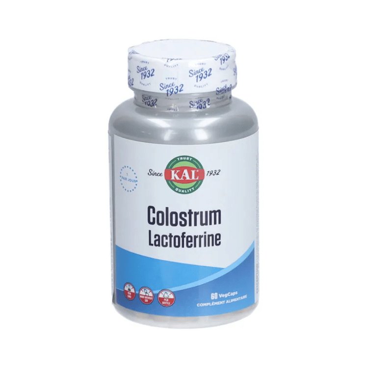 Boîte de 60 capsules de colostrum lactoferrine de la marque Solaray