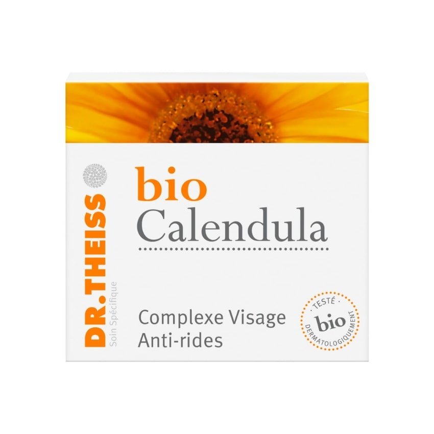 L'emballage du Un Complexe Visage Anti-Rides de calendula bio de la marque Dr Theiss