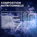 Composition nutritionnelle des compléments Bonne Nuit Bio de la marque Santarome