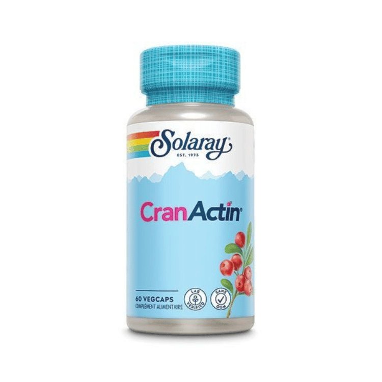 Boîte de 60 capsules de Cran Actin de la marque Solaray