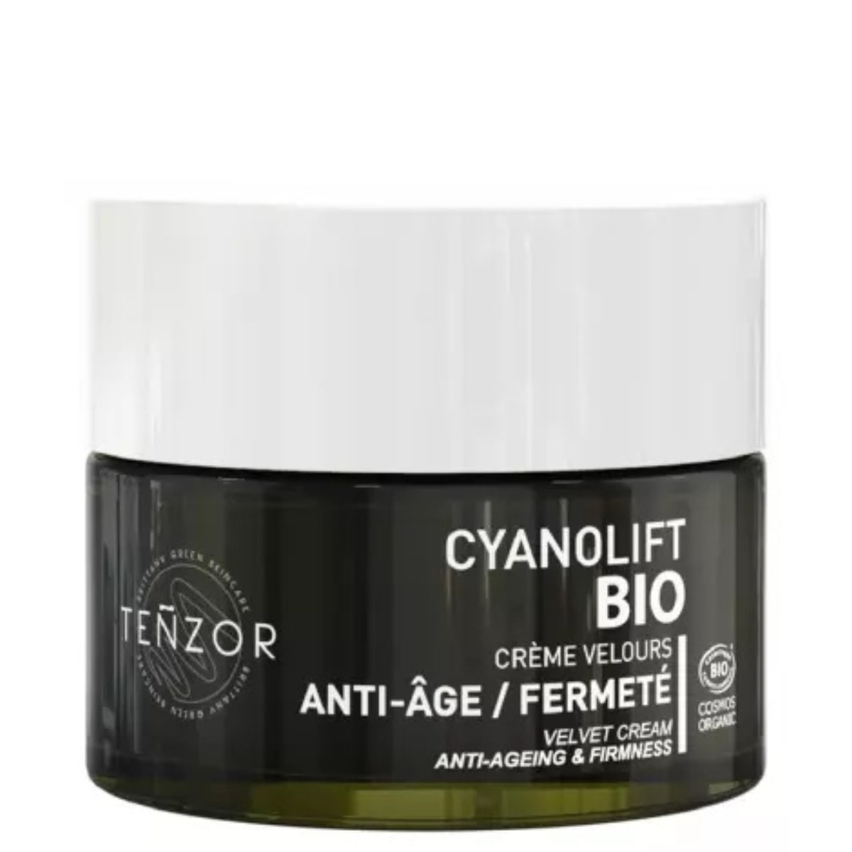 Crème Anti-âge & Fermeté Cyanolift Velours - Spiruline Bio de Bretagne - 50 Ml - Tenzor