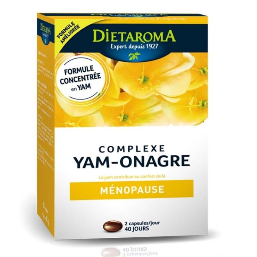 Une boite de Complexe Yam-Onagre de 40 jours de la marque Dietaroma.