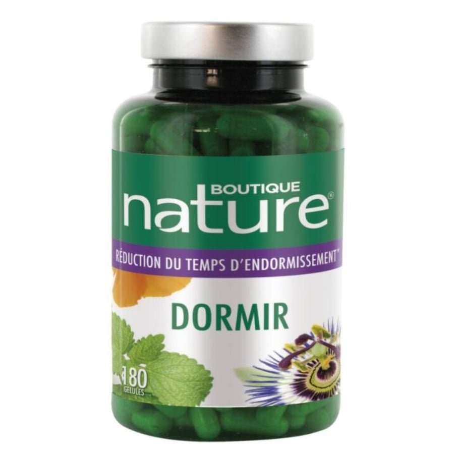 Une boite de  180 capsules du complément Dormir de la marque Boutique Nature