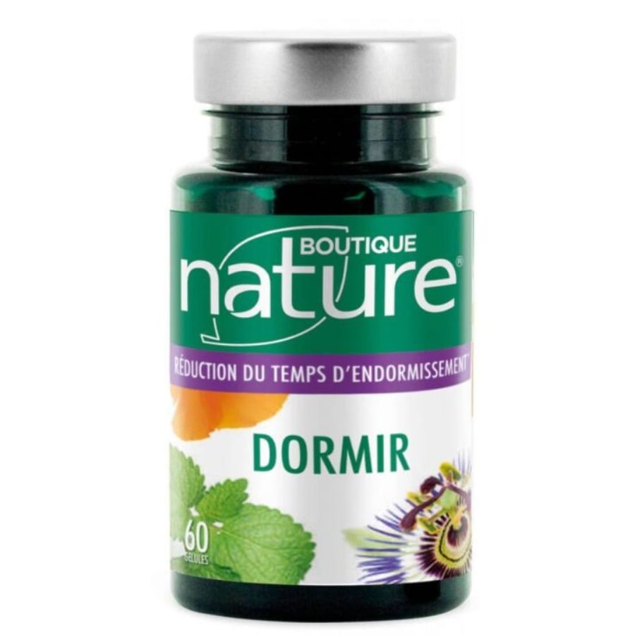 Une boite de 60 gélules du complément Dormir de Boutique Nature