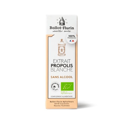 pack d'etxrait de propolis blanche en 15ml de la marque Ballot Flurin