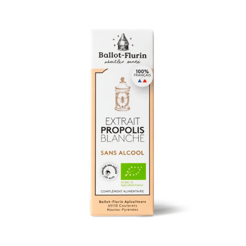 pack d'etxrait de propolis blanche en 15ml de la marque Ballot Flurin