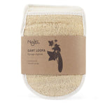 Gant exfoliant loofah de la marque Najel.