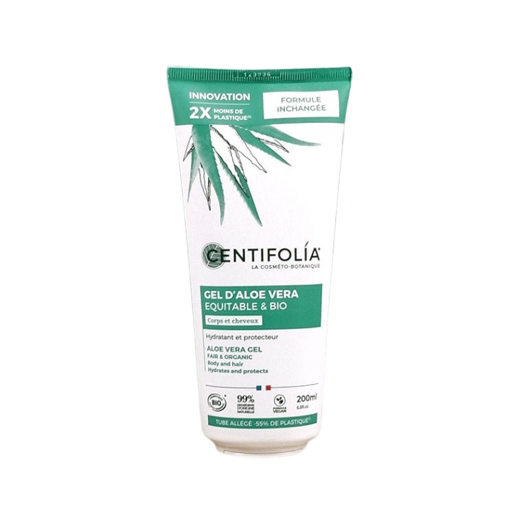 Un gel d'aloe vera équitable et bio de 200ml de la marque Centifolia