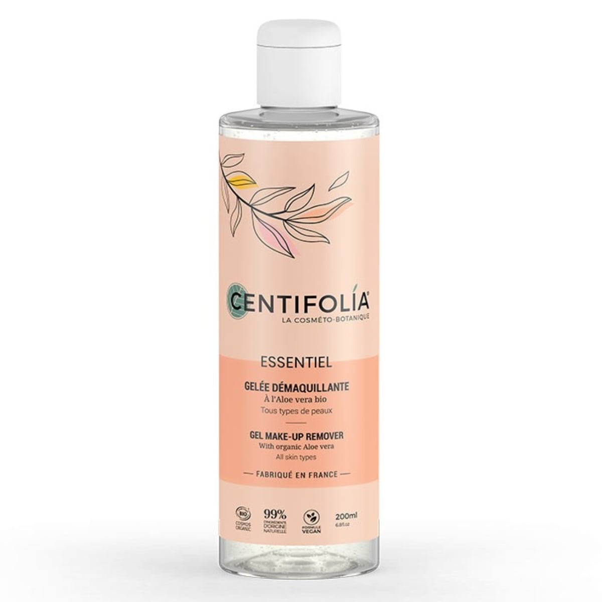 Une gelée démaquillante de 200ml de la marque Centifolia.