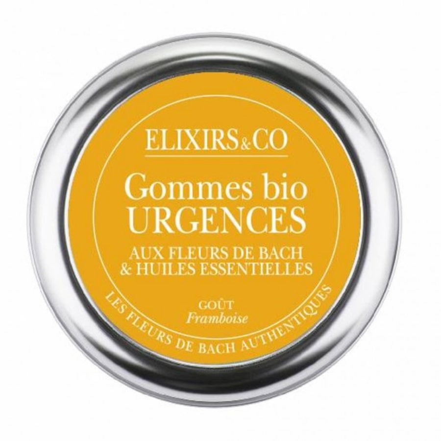 Pastilles Urgences Framboises Bio aux Fleurs de Bach - 45 G - Elixirs and Co