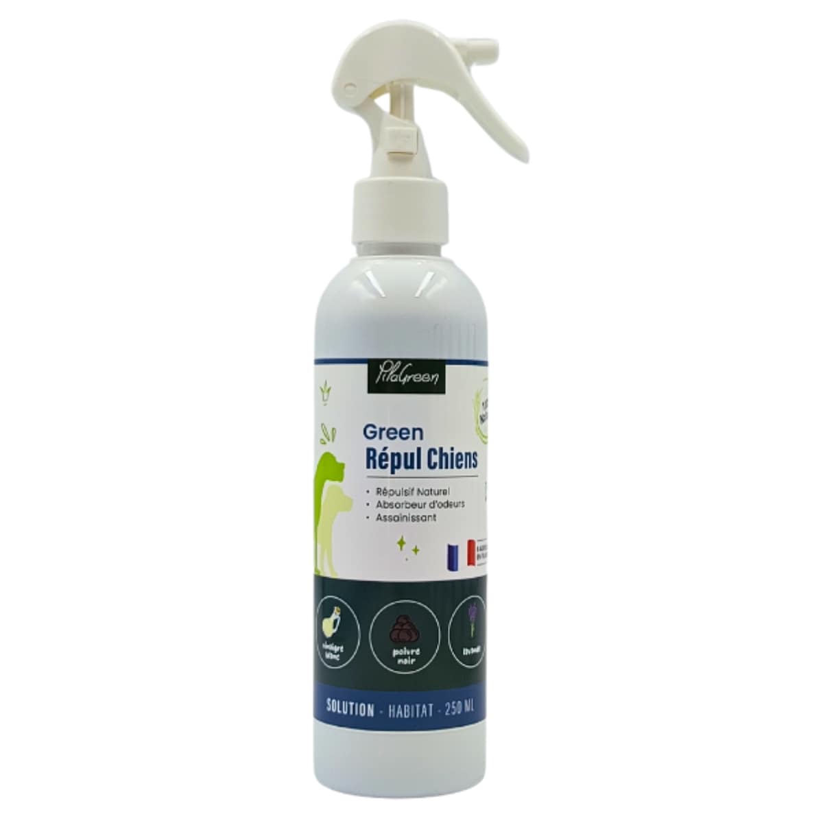 Spray répulsif green repul chiens de la marque pilagreen de 250 ml