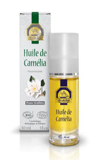 Un flacon d'huile de camélia 100% bio de 30 ml Arc en Sels