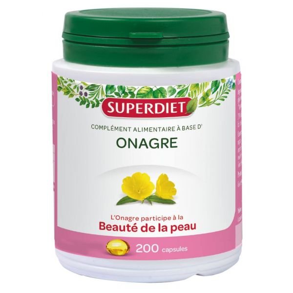 Huile D'onagre - 200 Capsules - Superdiet