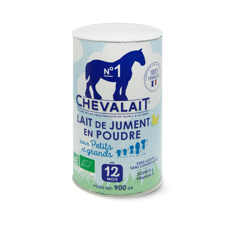 Lait De Jument En Poudre Bio - Boite 900 G - Chevalait