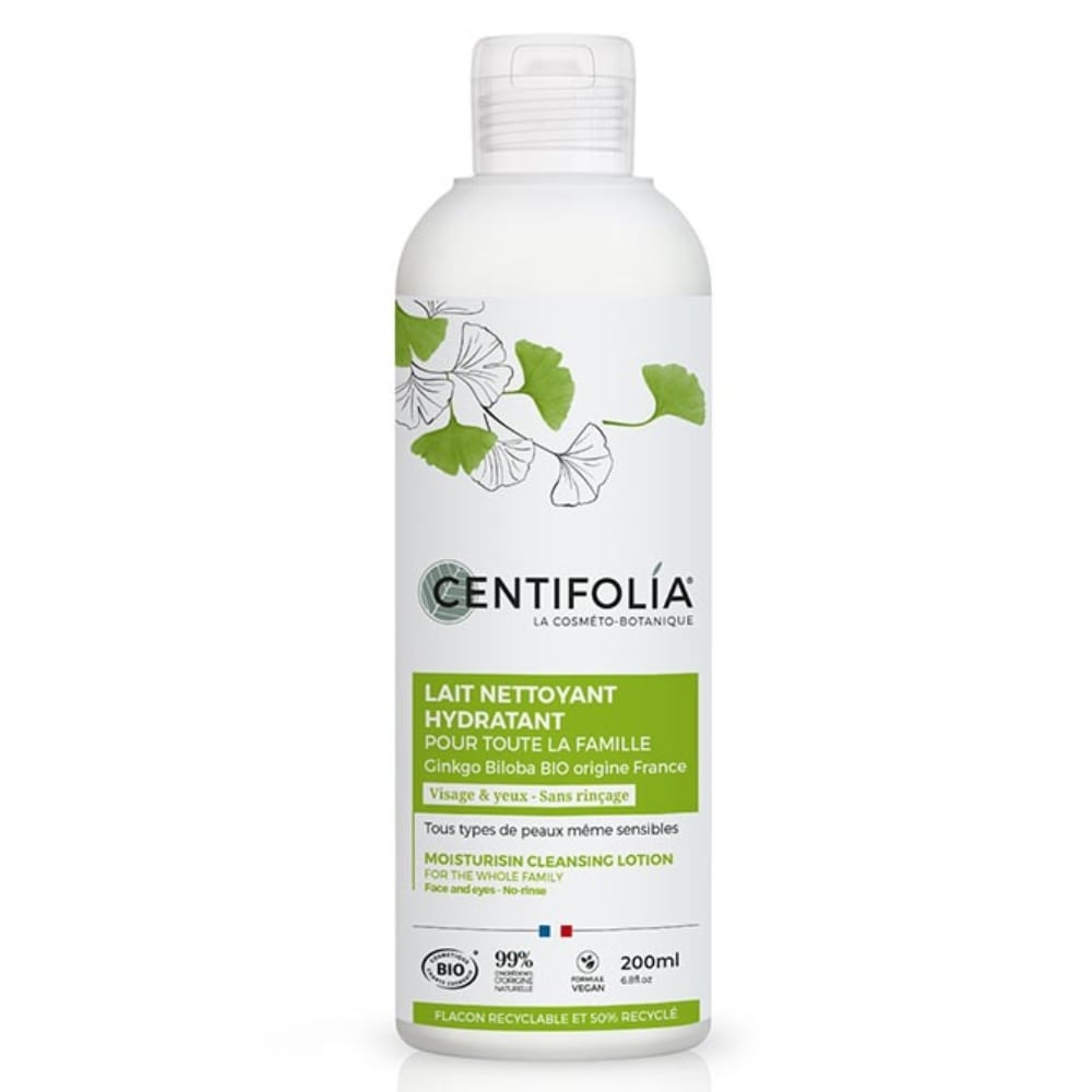 Un lait nettoyant hydratant pour toute la famille de 200 ml de la marque Centifolia