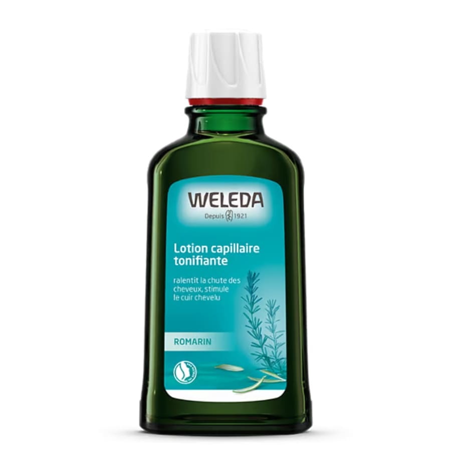 Une Lotion capillaire tonifiante de 100 ml de la marque Weleda