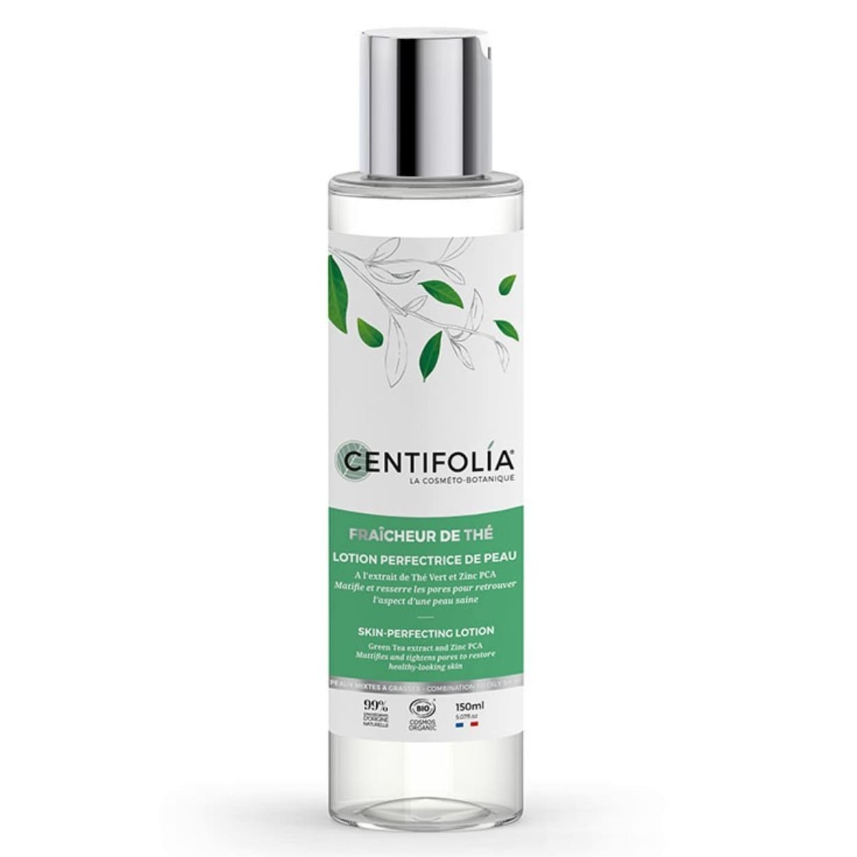 Une lotion perfectrice de peau de 150ml de la marque Centifolia.