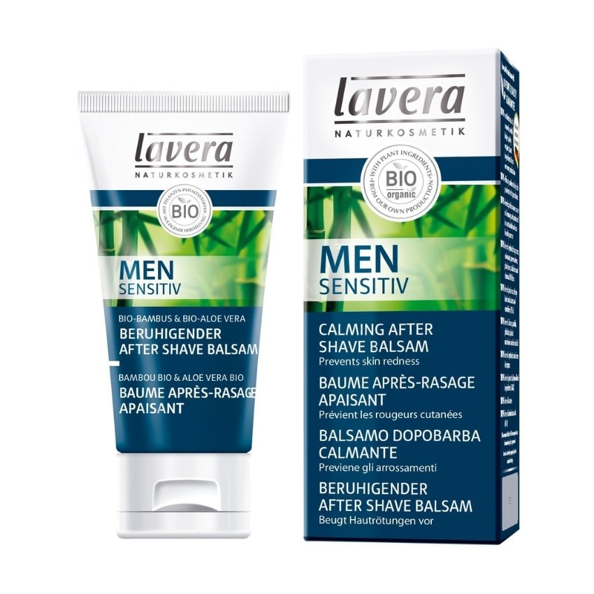 Men Sensitiv Baume Après Rasage Bio - 50 Ml de Lavera. 