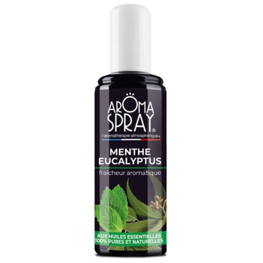 Spray menthe eucalyptus de la marque Aromaspray