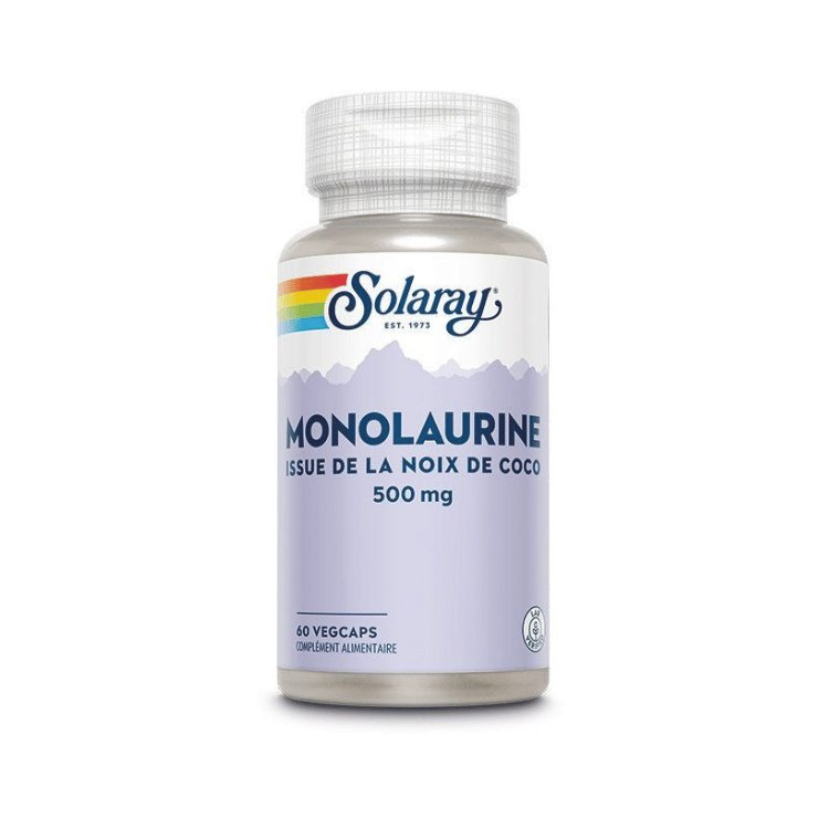 Boîte de 60 capsules de monolaurine 500mg de la marque Solaray