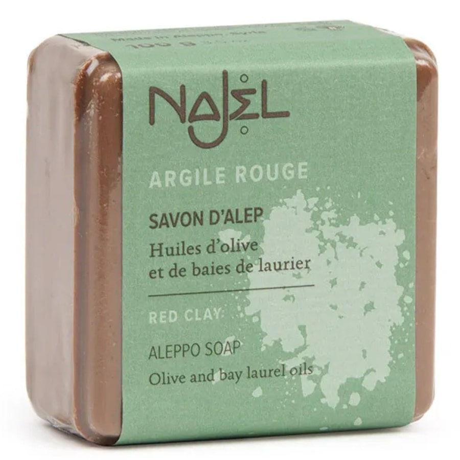 Un savon d'alep à l'argile rouge de la marque najel