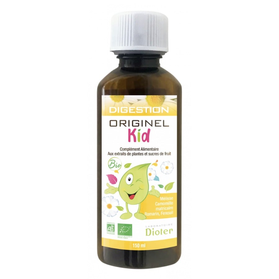 Un flacon de 150 ml d'Originel Kid Digestion de la marque Dioter