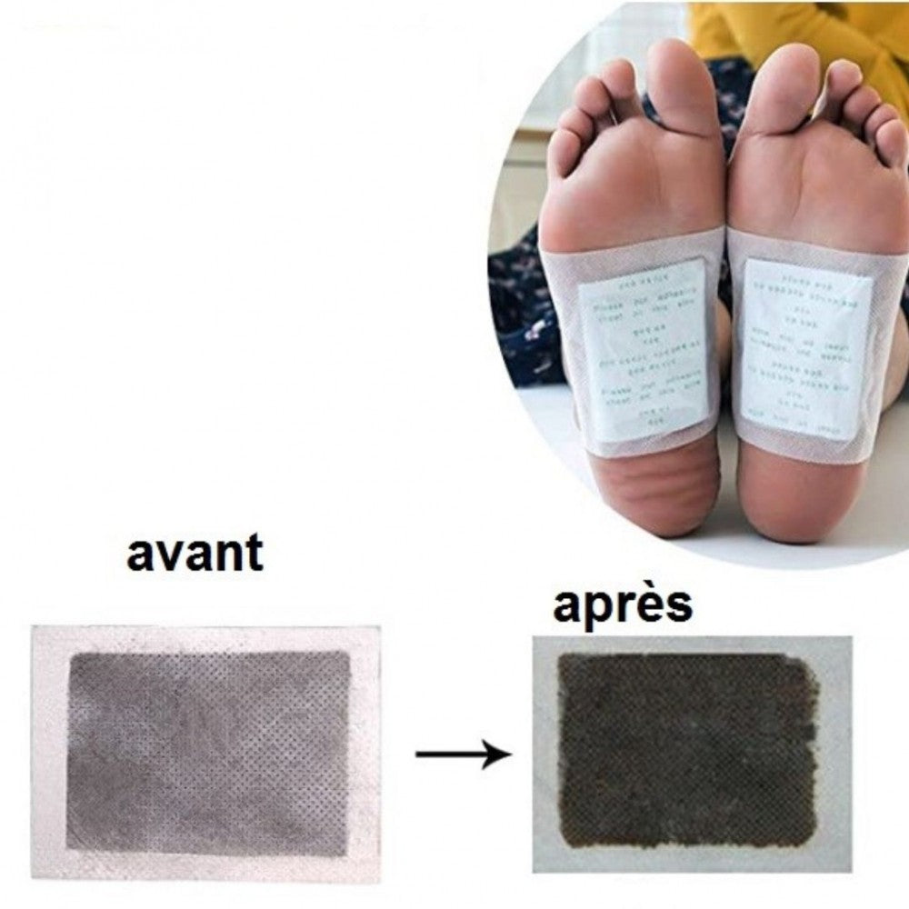 Patch Detox Pied ✓ Foot Patch pour éliminer les toxines - JP Nature