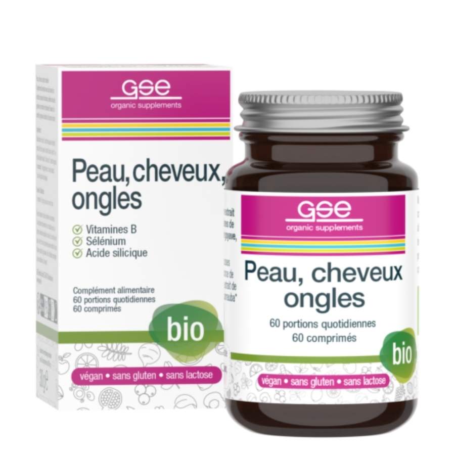 Complexe Bio Peau, Cheveux, Ongles - 60 Comprimés - GSE