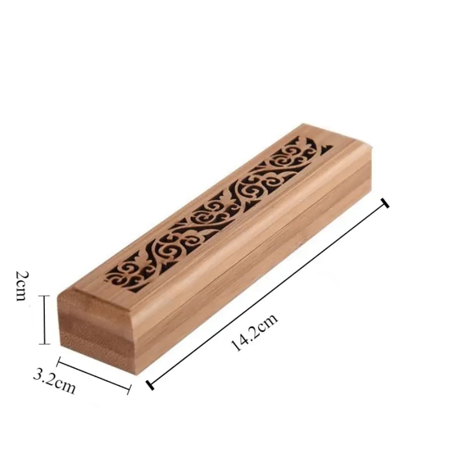 Dimensions du porte encens en bois ajouré