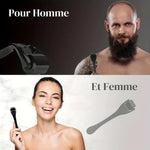 Un rouleau à barbe qui convient à la fois pour les hommes et les femmes