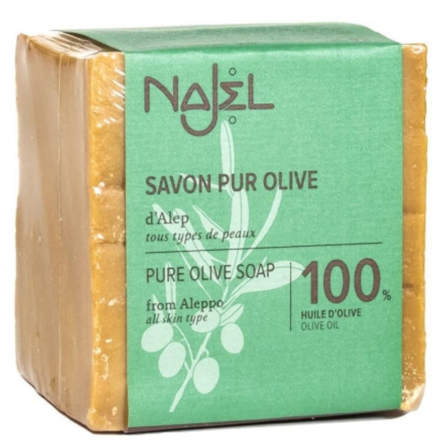 Un pain de savon 100% huile d'olive de la marque Najel