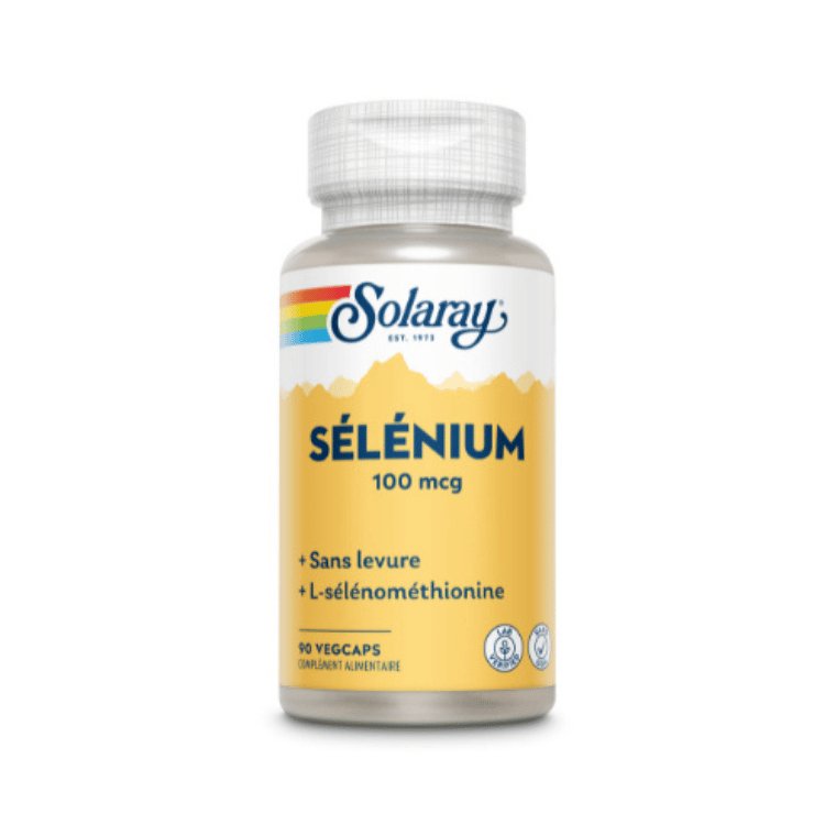 Boîte de 90 capsules de sélénium solaray