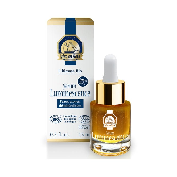 Un flacon de 15 Ml de Sérum Luminescence Arc en Sels
