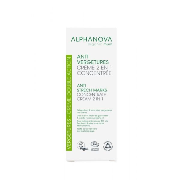 Soin Concentré Double Action Anti-vergetures Bio - 150 Ml - Alphanova