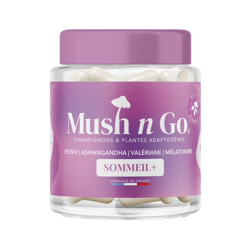 Une boîte de 30 gélules de Sommeil + de la marque Mush n go