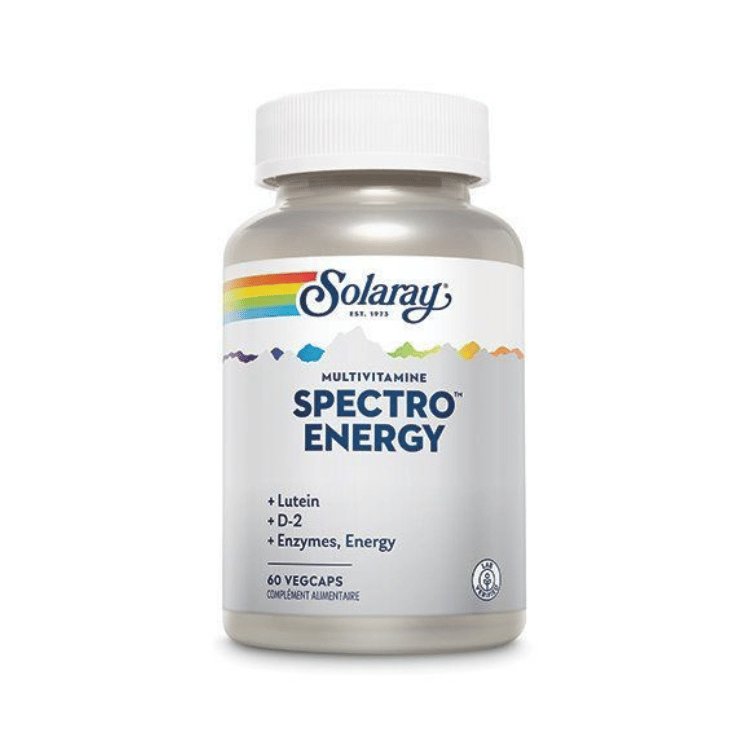 Boîte de 60 capsules de spectro energy multivitamine de la marque solaray