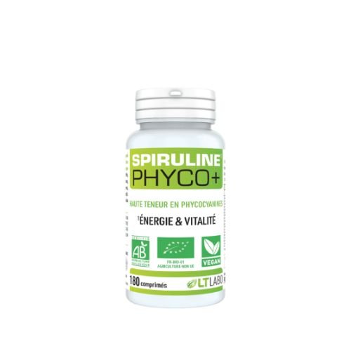 Une boite de 180 comprimés de Spiruline Bio Phyco+ LT Labo