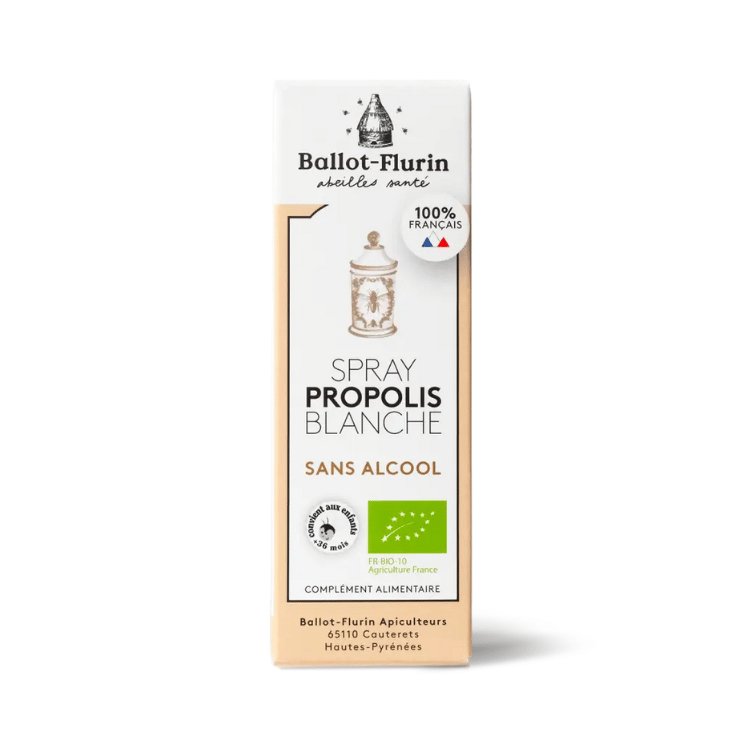 Spray à la propolis blanche en 15ml de la marque ballot flurin