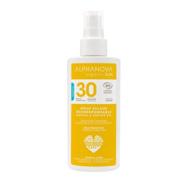 Spray Solaire Spf 30 Bio - Spray 125 G - Alphanova