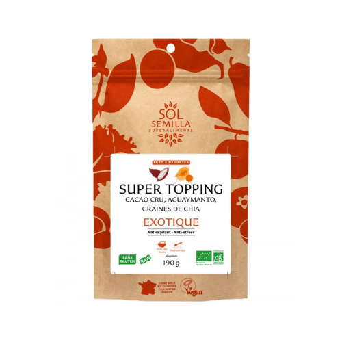 sachet hermétique de super topping exotique 190h de la marque Sol-semilla