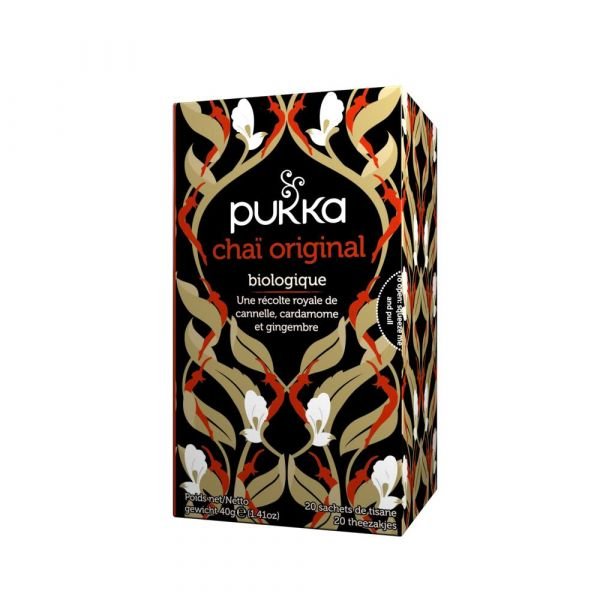 Thé Chai Original (original Chai) Bio - Boite De 20 Sachets - Pukka