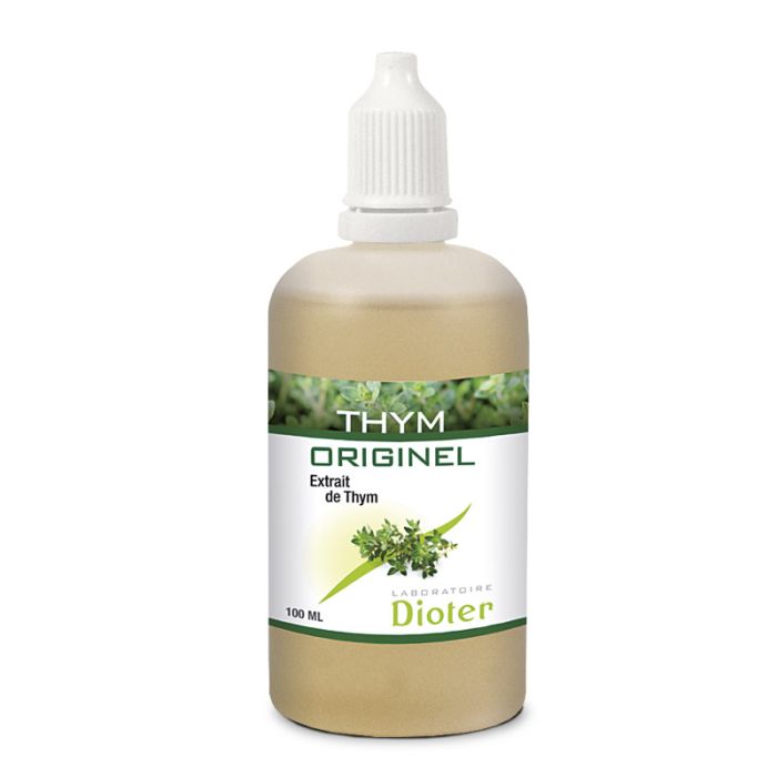 Un flacon de 100ml de Thym originel (extrait de thym) de la marque Dioter