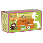 Boîte de 25 infusettes de tulsi bio de la marque ayur-vana