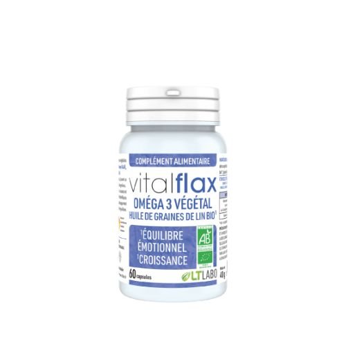 boîe de 60 gélules de vital flax de la marque lt labo