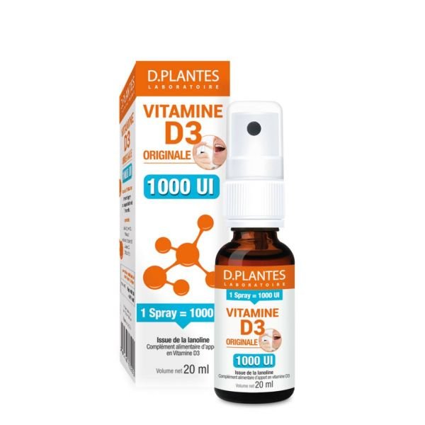 Vitamine D3 1000 Ui Originale Spray - 20 Ml - D.Plantes