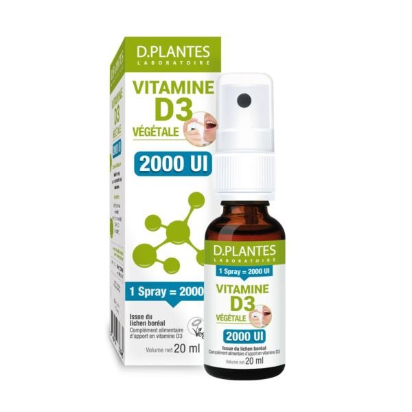 Vitamine D3 2000 UI Spray - D.Plantes