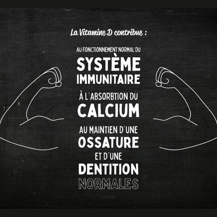 Les bienfaits de Dédé , la Vitamine D3 Bio, goût fraise, des Bio Frères